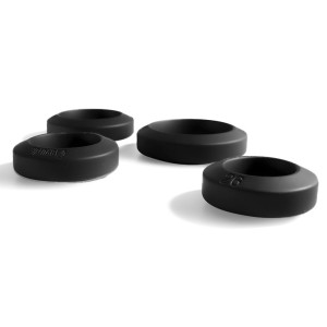 Lot de 4 Cockrings silicone BIG BULGE | Diamètres 26-44 mm