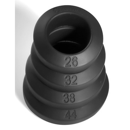 Lot de 4 Cockrings silicone BIG BULGE | Diamètres 26-44 mm