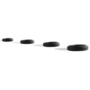 Lot de 4 Cockrings silicone BIG BULGE | Diamètres 26-44 mm
