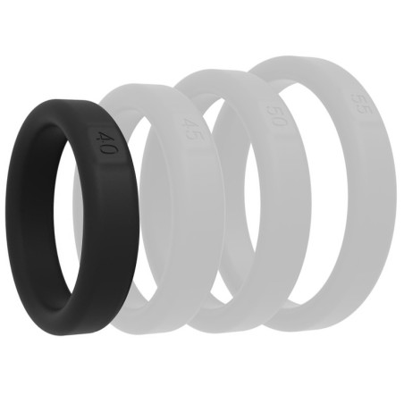 Cockring en silicone FLAT SLICK S Diamètre 40 mm par Brutus
