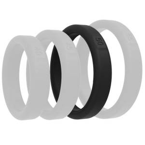 Cockring en silicone FLAT SLICK L 50mm
