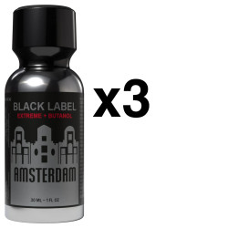 AMSTERDAM BLACK LABEL EXTRÊME 30 ml x3