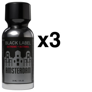 AMSTERDAM BLACK LABEL EXTRÊME 30 ml x3