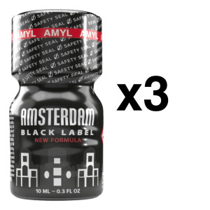 AMSTERDAM Black Label 10 ml x3