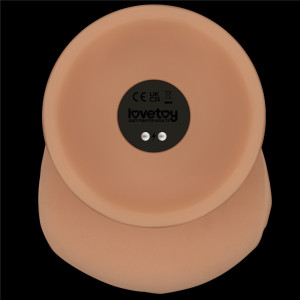 Gode Vibrant avec Bourses POWER BASICS 15 x 4cm