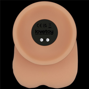 Gode Vibrant avec Bourses POWER BASICS 17 x 5.5cm