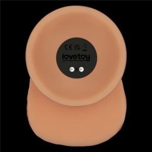 Gode Vibrant avec Bourses POWER BASICS 18 x 5cm