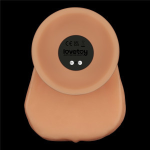 Gode Vibrant avec Bourses POWER BASICS 22 x 5.3cm