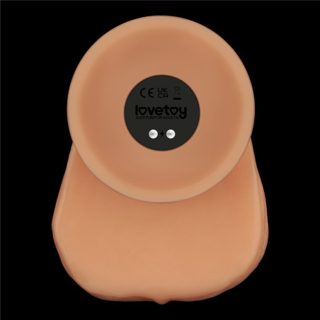 Gode Vibrant avec Bourses POWER BASICS 22 x 5.3cm