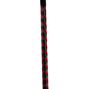 Cravache Sm en Cuir NUB NEON 72cm Noir-Rouge