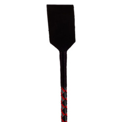 Cravache Sm en Cuir NUB NEON 72cm Noir-Rouge 2
