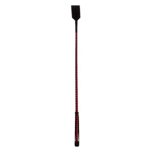 Cravache Sm en Cuir NUB NEON 72cm Noir-Rouge