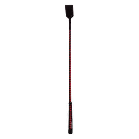 Cravache Sm en Cuir NUB NEON 72cm Noir-Rouge