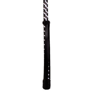 Cravache Sm en Cuir NUB NEON 72cm Noir-Blanc