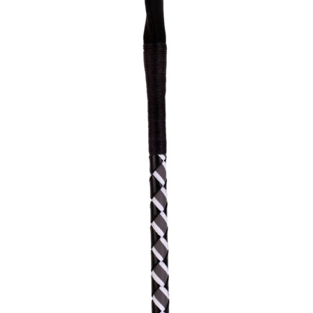 Cravache Sm en Cuir NUB NEON 72cm Noir-Blanc