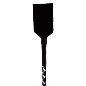 Cravache Sm en Cuir NUB NEON 72cm Noir-Blanc