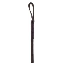 Cravache cuir et nylon NEON STICK 72cm Noire 2