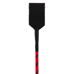 Cravache cuir et nylon NEON STICK 72cm Noir-Rouge 2