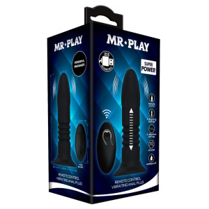 Plug vibrant et Va-et-vient TORP de Mr Play 13 x 3.5 cm