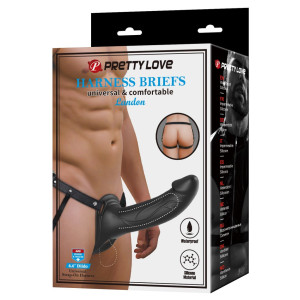Gode ceinture creux LANDON Noir 16 x 4.4cm