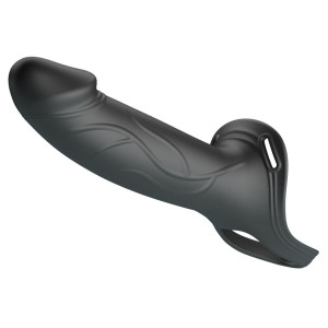 Gode ceinture creux LANDON Noir 16 x 4.4cm