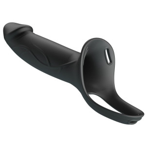 Gode ceinture creux LANDON Noir 16 x 4.4cm
