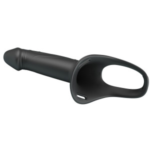 Gode ceinture creux LANDON Noir 16 x 4.4cm