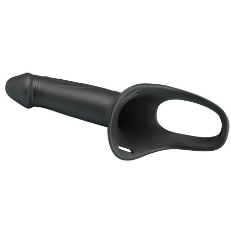 Gode ceinture creux LANDON Noir 16 x 4.4cm