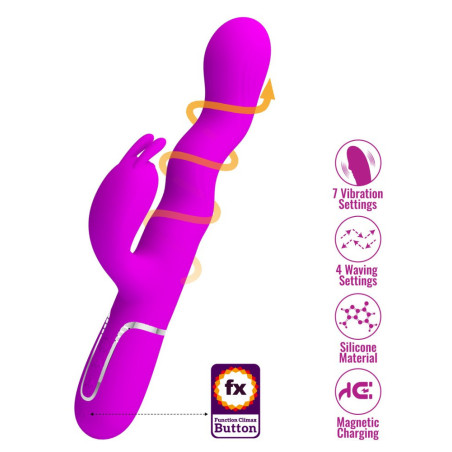 Vibro rabbit LAURSEN 14 x 3.7cm 