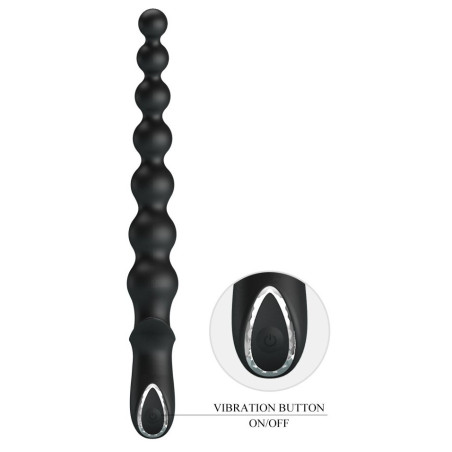 Boules anales vibrantes RIGDON Pretty Love 20 x 3.1 cm