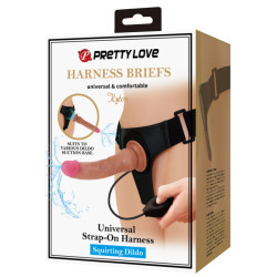 Gode ceinture éjaculateur KYTON 19 x 4.5cm 2