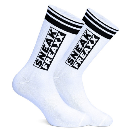 Chaussettes blanches ABUSE ME par SneakFreaxx