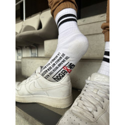Chaussettes blanches RETRO Sk8erboy 2