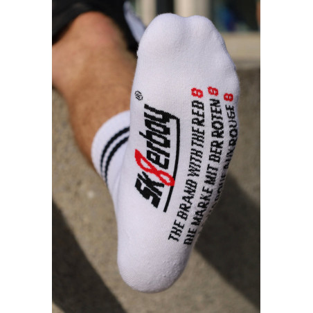 Chaussettes blanches RETRO Sk8erboy