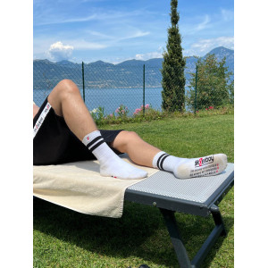 Chaussettes blanches RETRO Sk8erboy