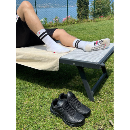 Chaussettes blanches RETRO Sk8erboy