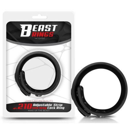 Cockring ajustable en silicone BEASTRING 35-60 mm