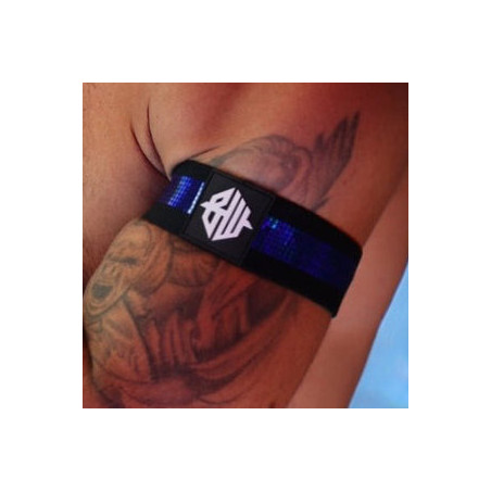 Brassards ILLUMINATOR Noir-Bleu de Breedwell