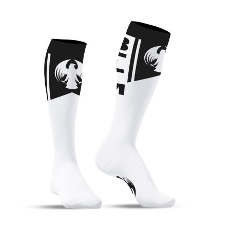 Chaussettes hautes DARKLANDS avec Lettres BTTM