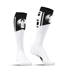 Chaussettes hautes DARKLANDS avec mot SLUT