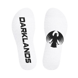 Chaussettes hautes DARKLANDS avec mot SLUT