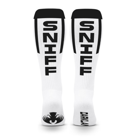 Chaussettes hautes DARKLANDS avec le mot SNIFF