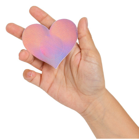 Cache-Tétons WOW BOOBS HEART Bicolores