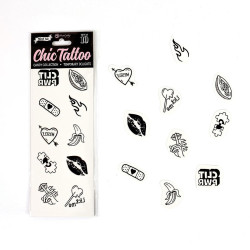 Set de 10 tatouages éphémères CANDY COLLECTION