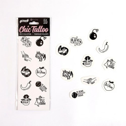 Set de 10 tatouages éphémères SPICY COLLECTION