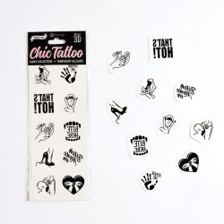 Set de 10 tatouages éphémères KINKY COLLECTION