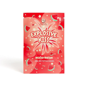 Bonbons sucre pétillant EXPLOSIVE KISS Pastèque 9g