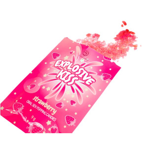 Bonbons sucre pétillant EXPLOSIVE KISS Fraise 9g