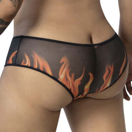 Shorty Diable avec cornes DEMONIS Noir de Candyman