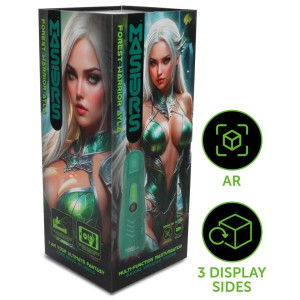 Masturbateur Réalité augmentée AYLA Forest Warrior Vert